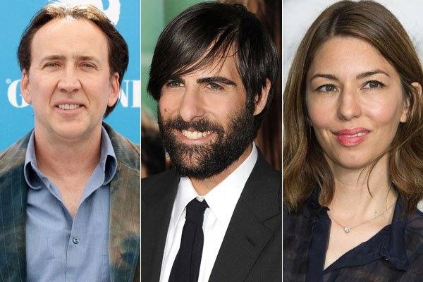 5. NICOLAS CAGE, SOFIA COPPOLA Y JASON SCHWARTZMAN. Los tres son primos