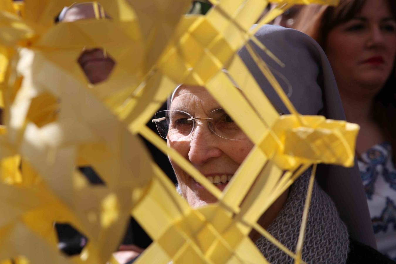 &#039;La Borriquilla&#039; se lució rodeada de luz