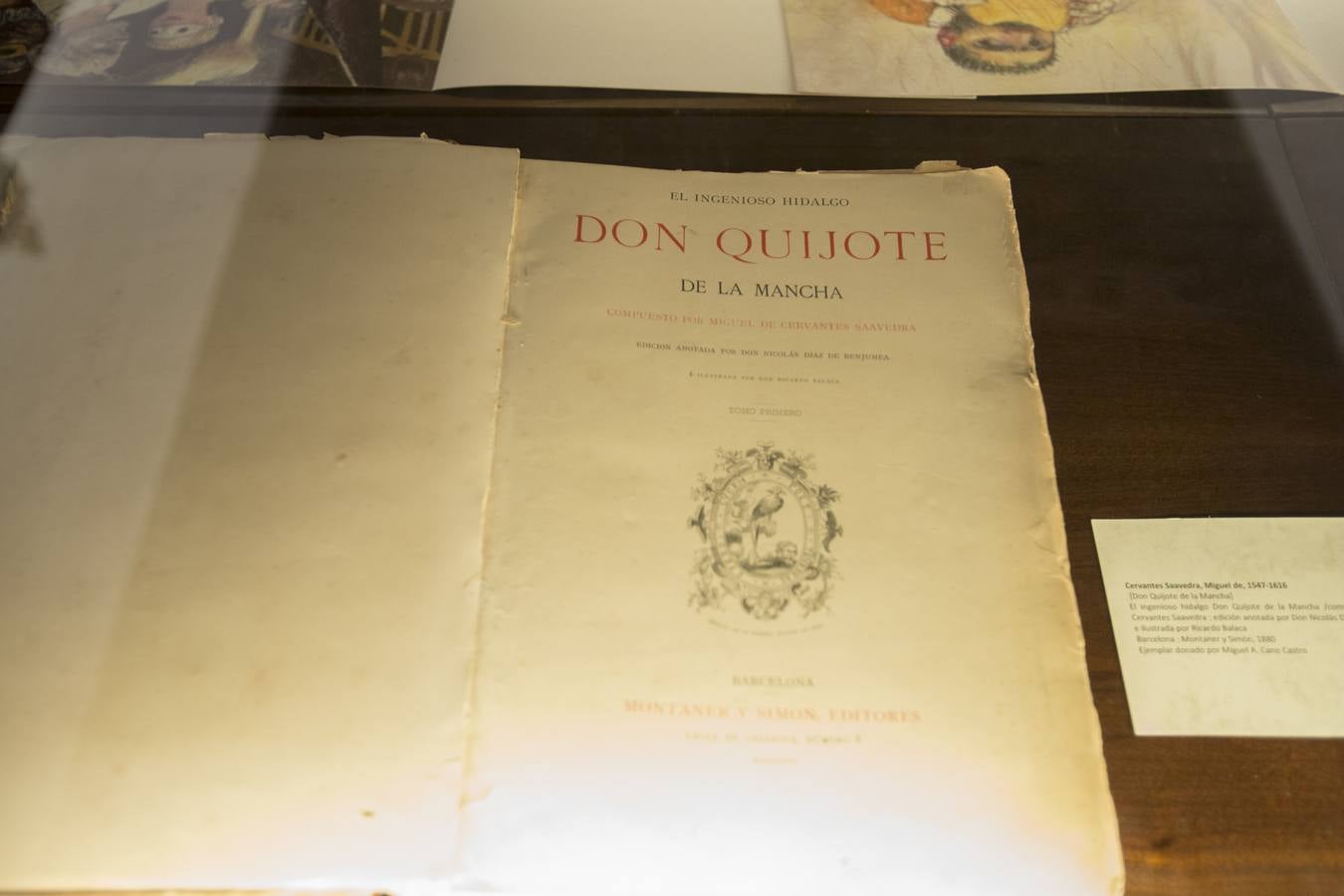 La Biblioteca del Hospital Real reúne ediciones antiguas y raras de Cervantes