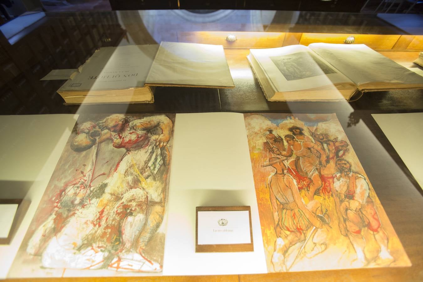 La Biblioteca del Hospital Real reúne ediciones antiguas y raras de Cervantes