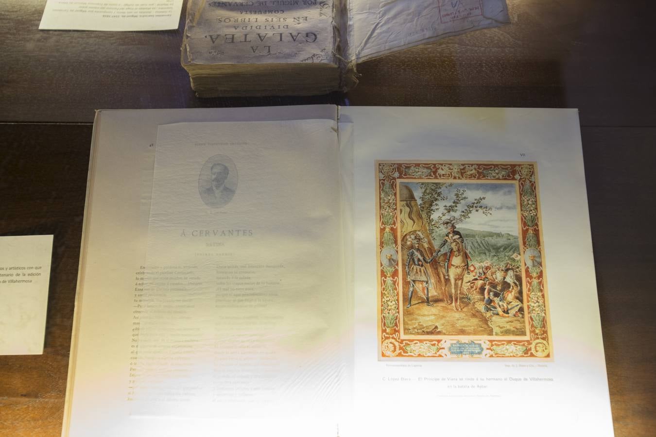 La Biblioteca del Hospital Real reúne ediciones antiguas y raras de Cervantes