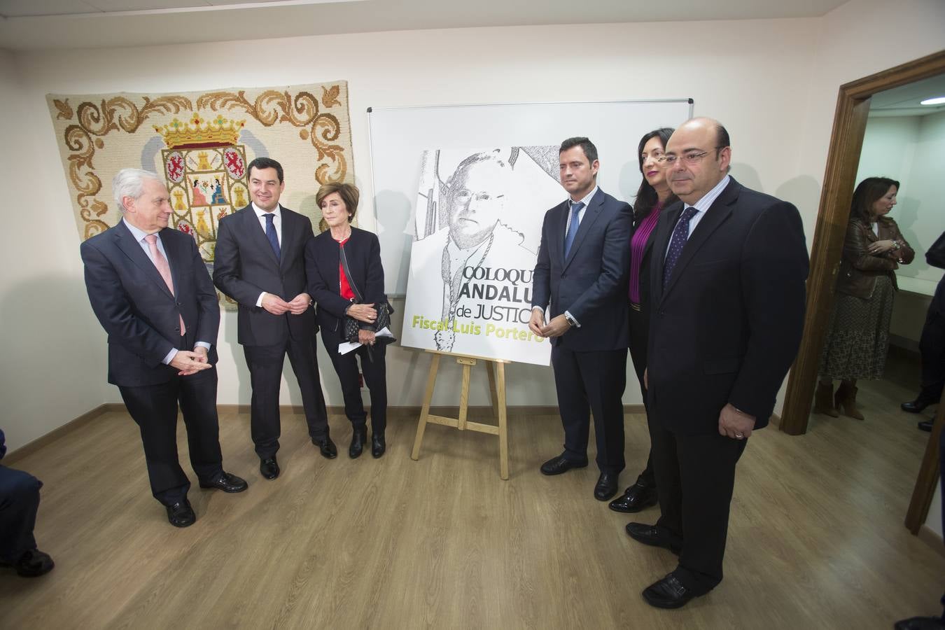 Acto de homenaje al fiscal Luis Portero