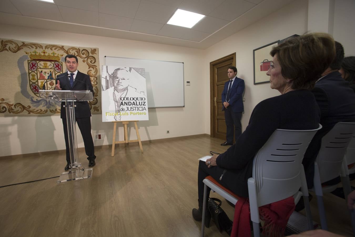 Acto de homenaje al fiscal Luis Portero