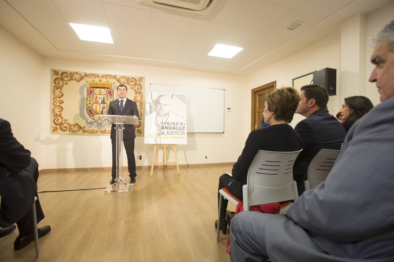 Acto de homenaje al fiscal Luis Portero