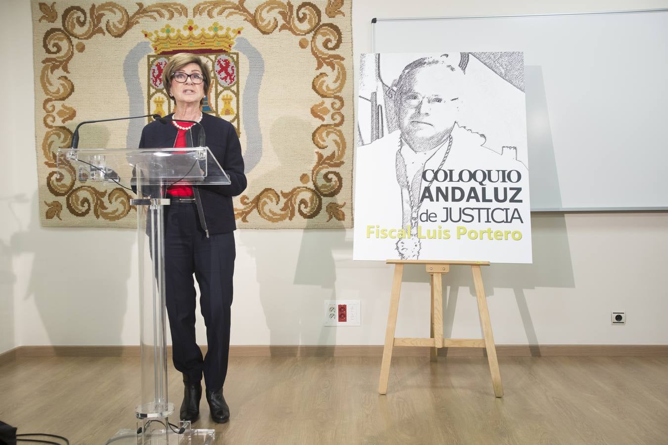 Acto de homenaje al fiscal Luis Portero