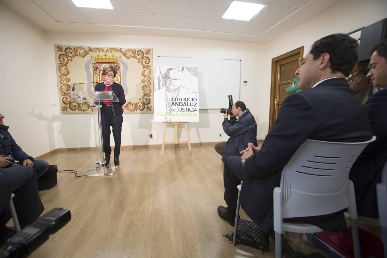 Acto de homenaje al fiscal Luis Portero