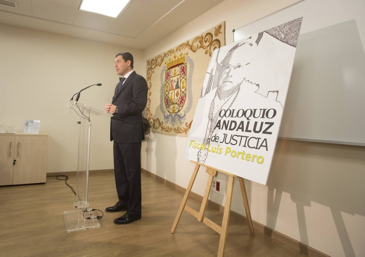 Acto de homenaje al fiscal Luis Portero