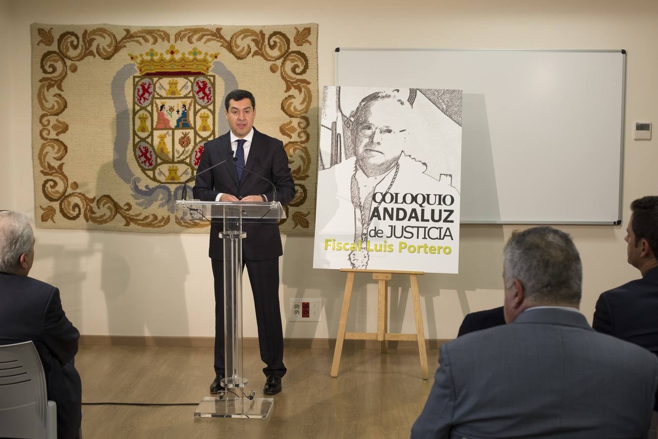 Acto de homenaje al fiscal Luis Portero