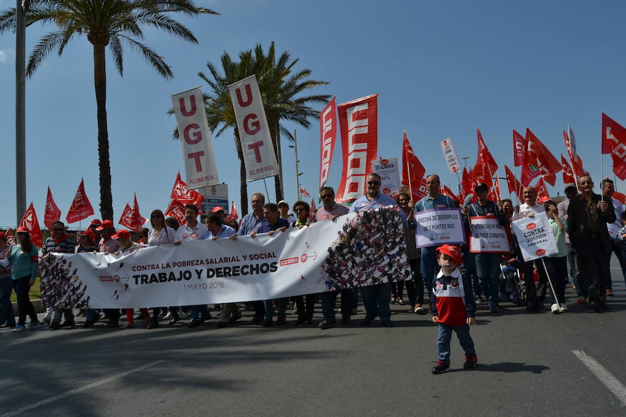 Almería sale a la calle por el Primero de Mayo