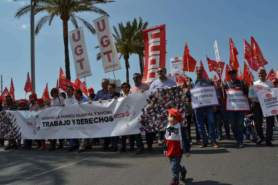 Almería sale a la calle por el Primero de Mayo