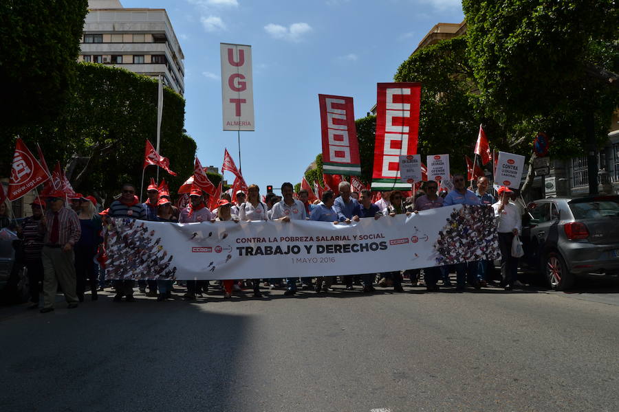 Almería sale a la calle por el Primero de Mayo