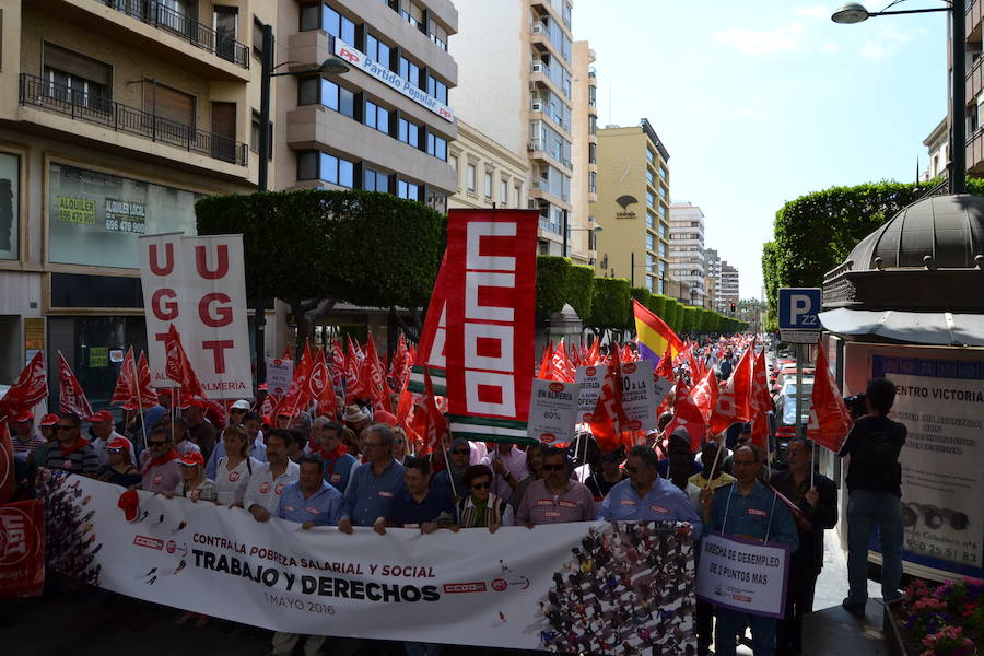 Almería sale a la calle por el Primero de Mayo
