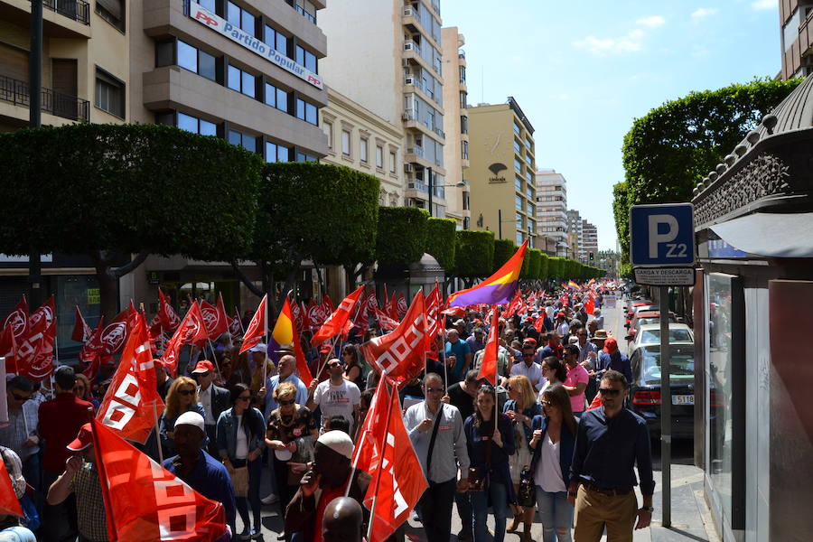 Almería sale a la calle por el Primero de Mayo