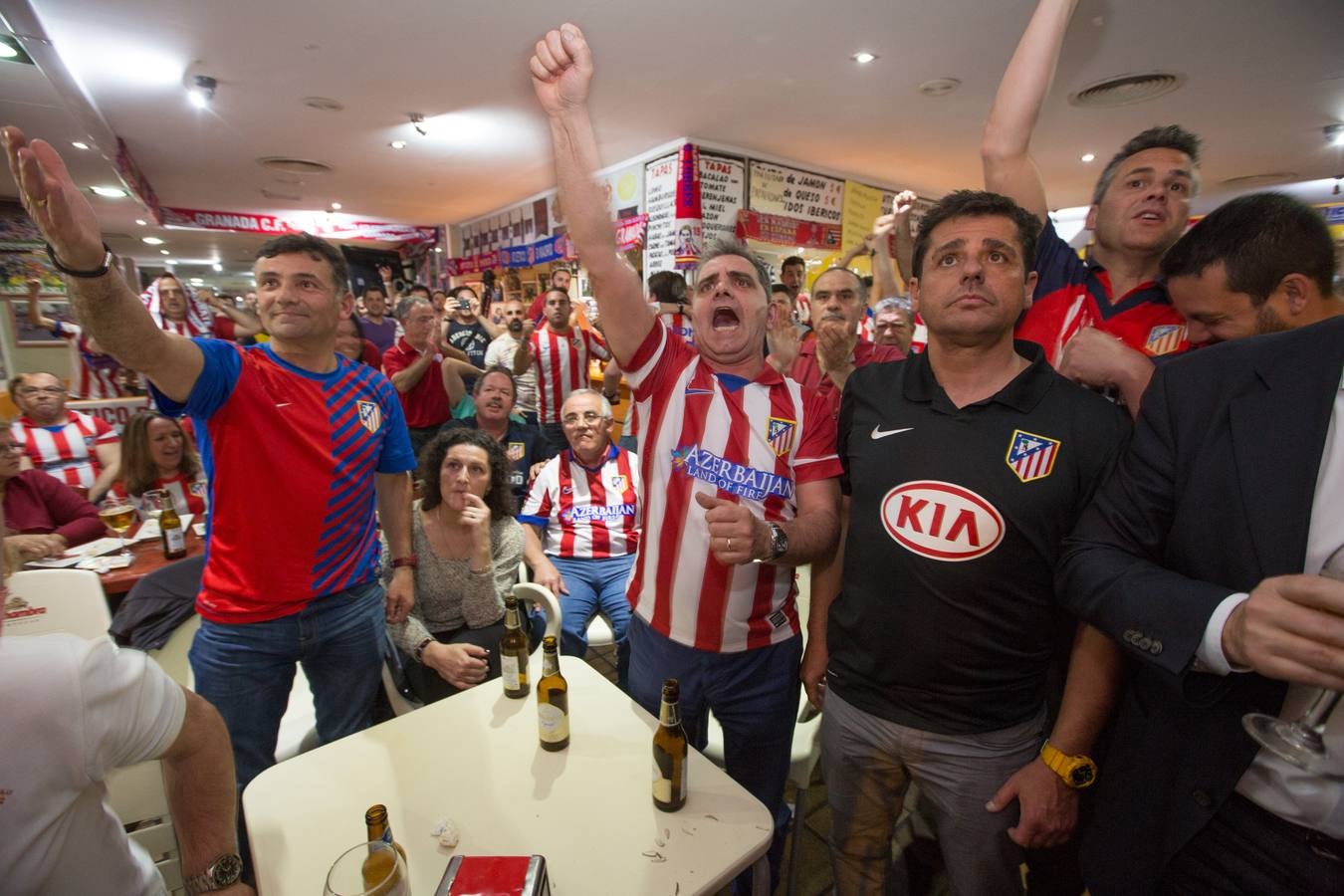 La pasión se desata en la &#039;casa&#039; del Atlético en Granada
