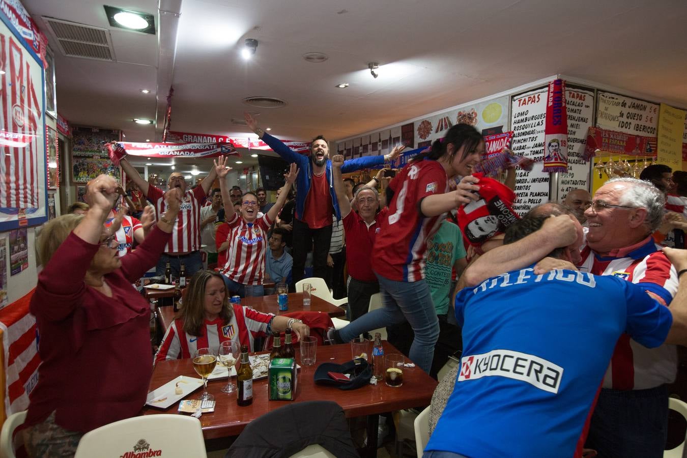 La pasión se desata en la &#039;casa&#039; del Atlético en Granada