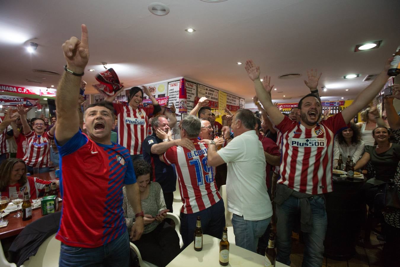 La pasión se desata en la &#039;casa&#039; del Atlético en Granada