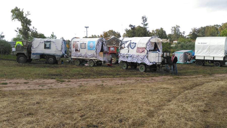 Al Rocío desde Jaén con la lluvia como compañía