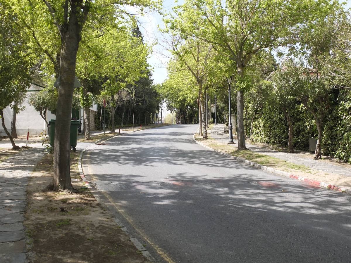 La entrada principal, calle Aixa la Horra.