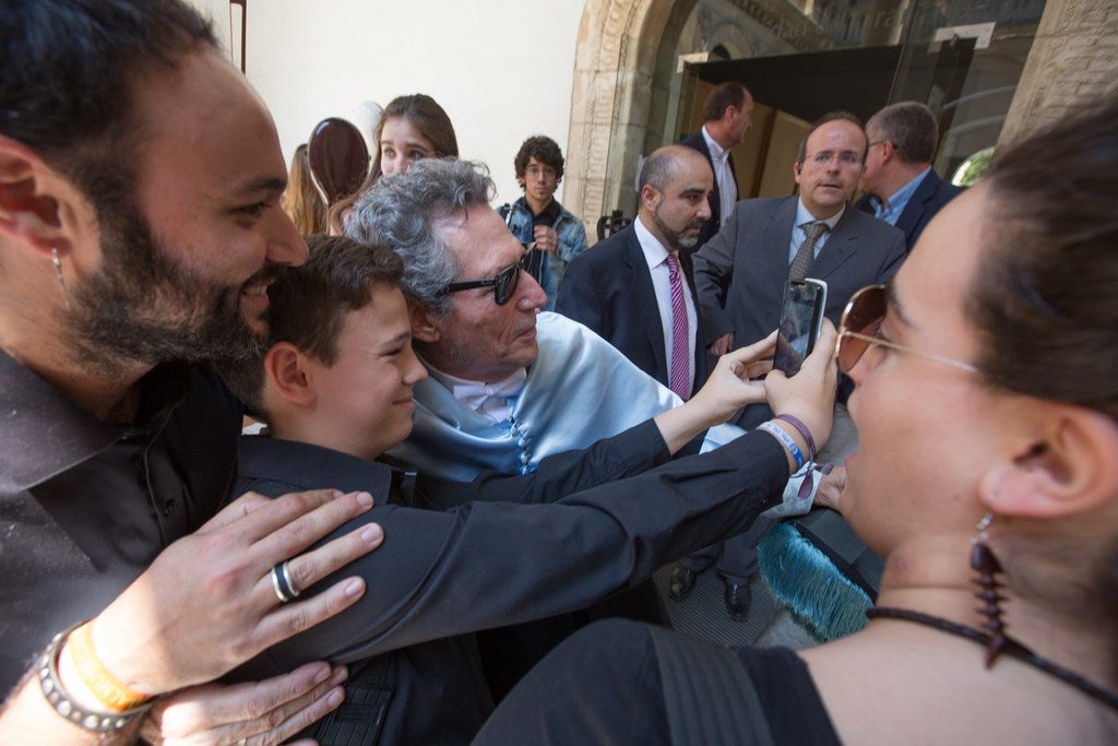 Miguel Ríos reivindica el papel de la universidad para formar ciudadanos críticos