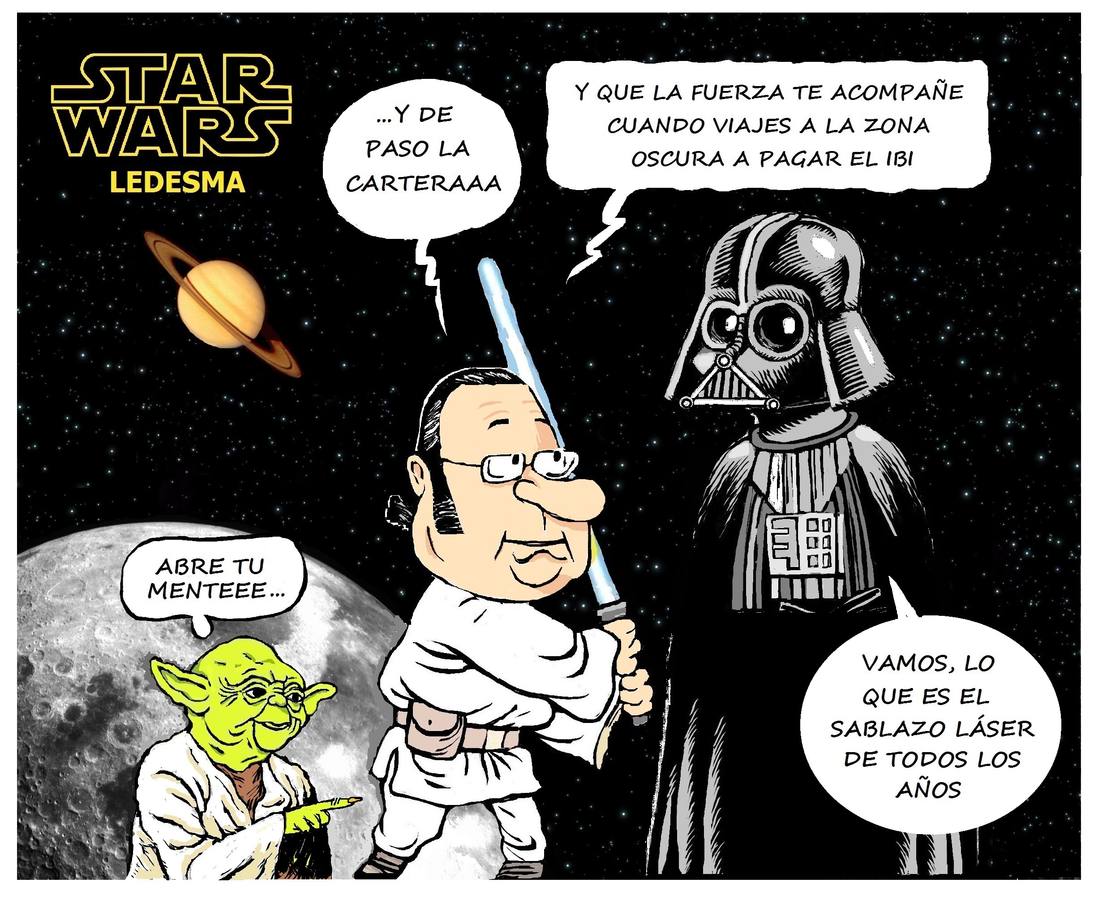 Vino Darth Vader muy serio con las Tropas del Imperio, aunque a alguno le cuadre dijo con voz de misterio: «Ledesma, yo soy tu padre»