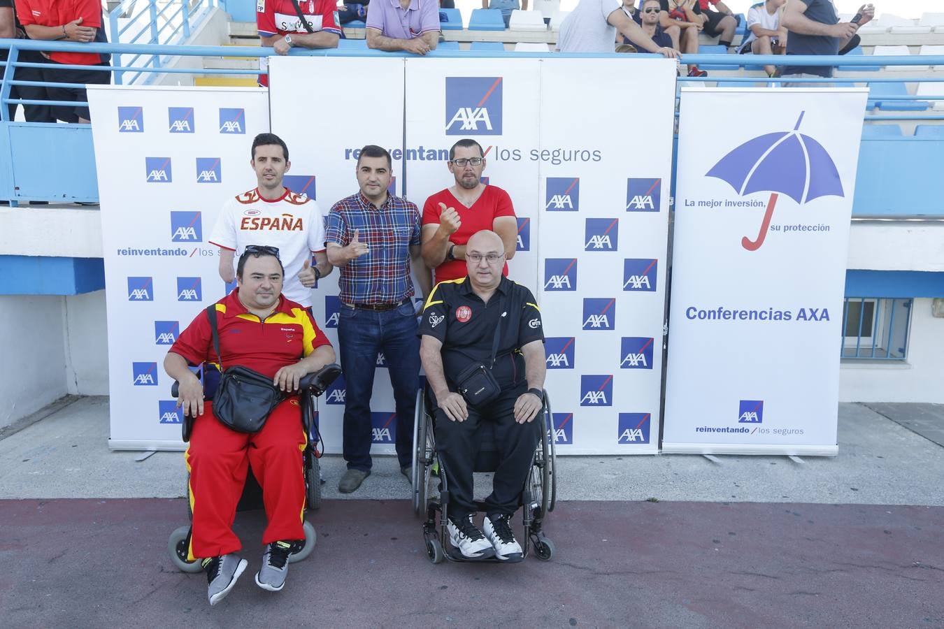 Lección magistral de la Selección Española de fútbol para ciegos en Maracena