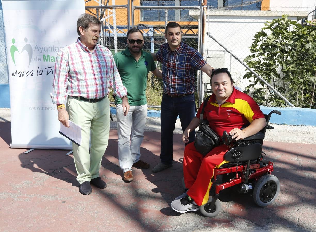 Lección magistral de la Selección Española de fútbol para ciegos en Maracena