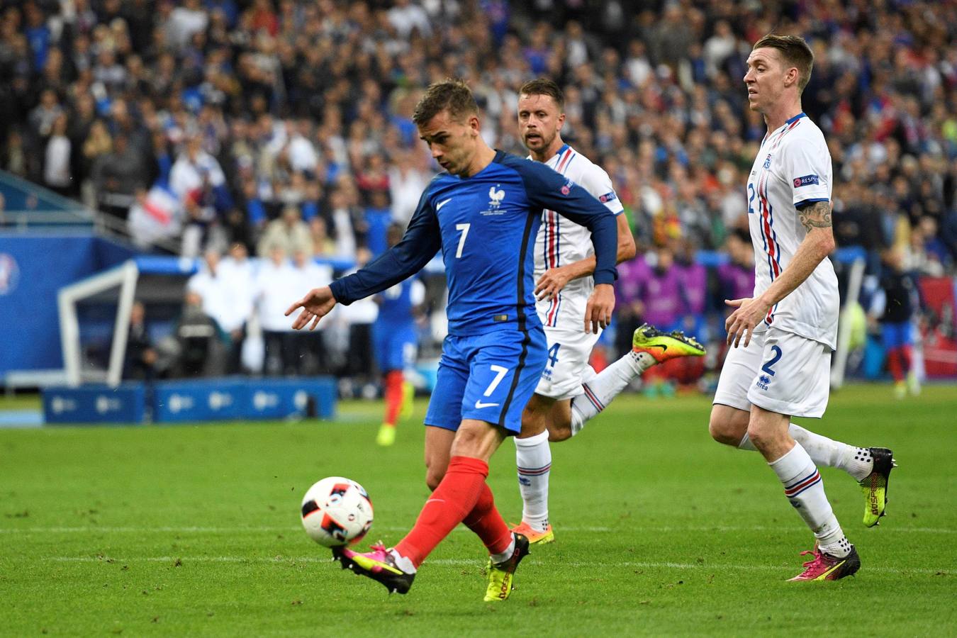 Las mejores imágenes del Francia-Islandia