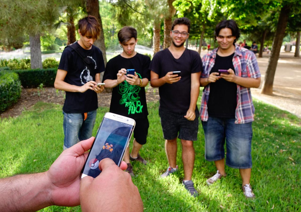 &#039;Pokéquedada&#039; en el Parque García Lorca