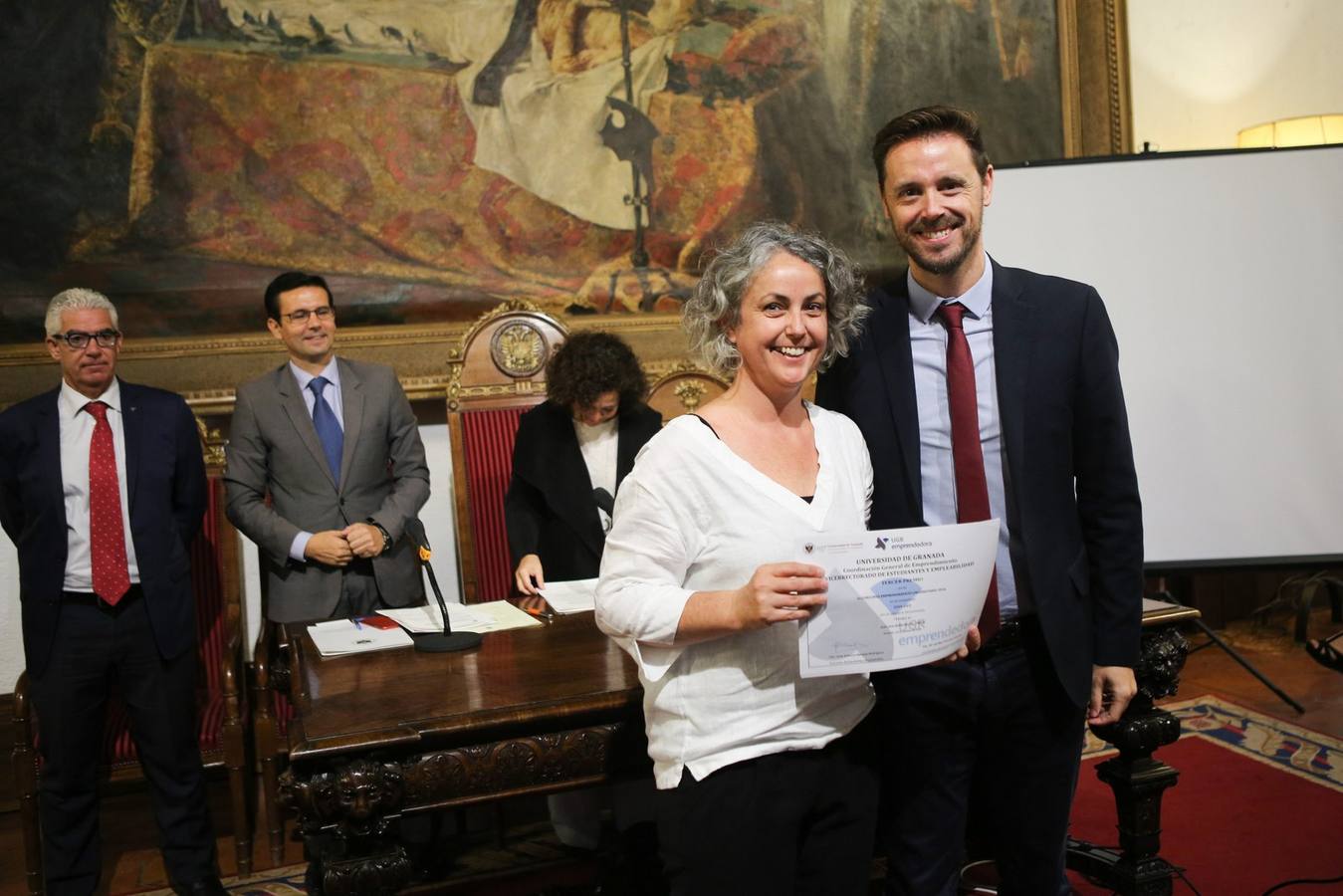 La UGR entrega los premios del VI Concurso de Emprendimiento Universitario 2016