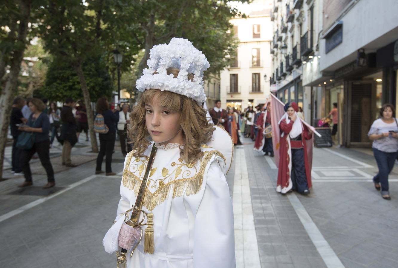 Desfile de moros y cristianos por las calles de Granada