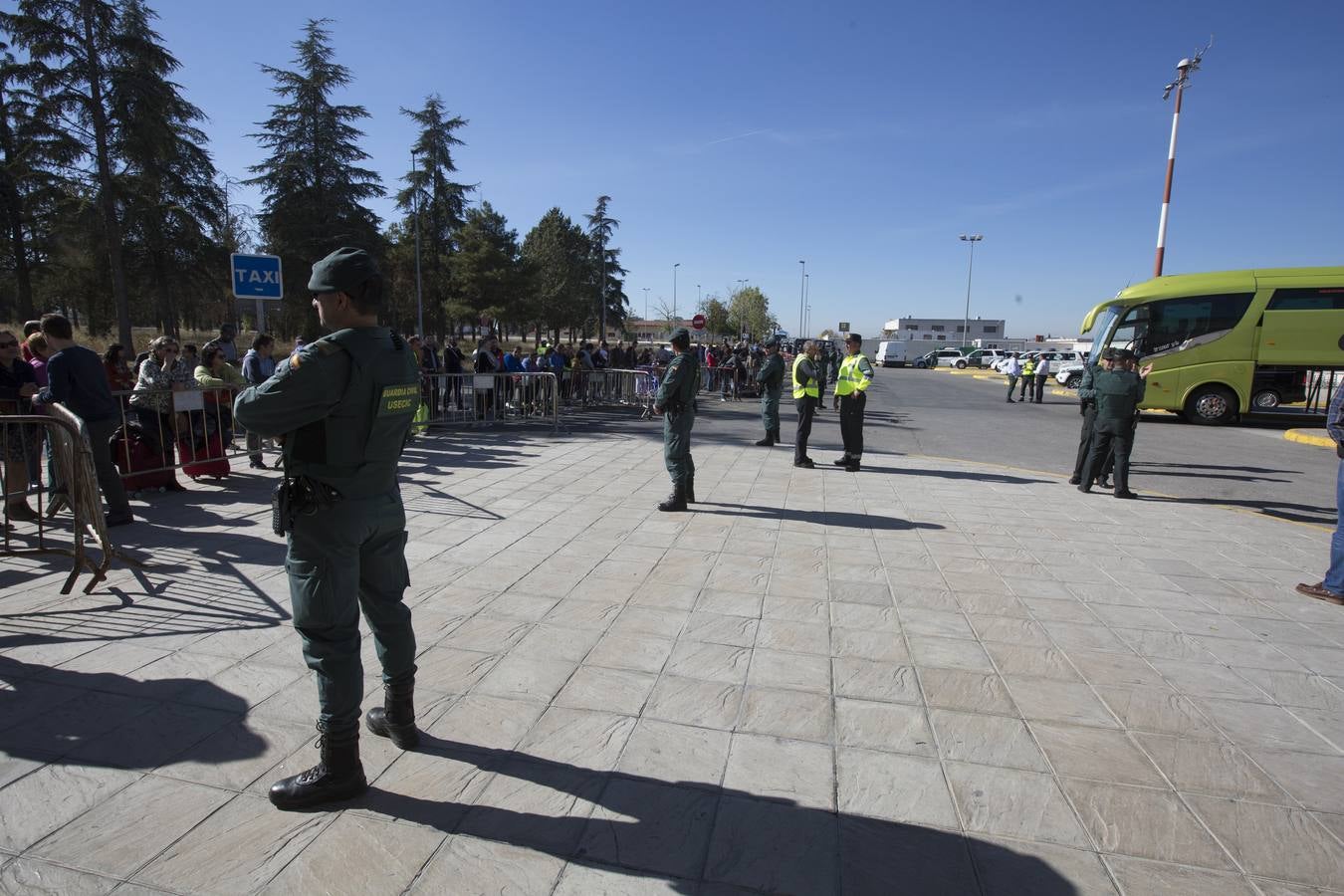La selección española aterriza en Granada