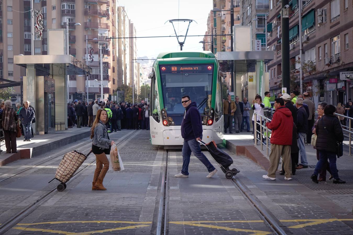 El metro en pruebas ya llega al Zaidín