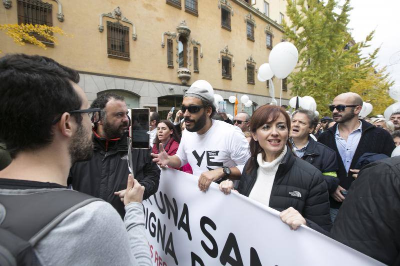 Granada en la calle &quot;por dos hospitales completos&quot;