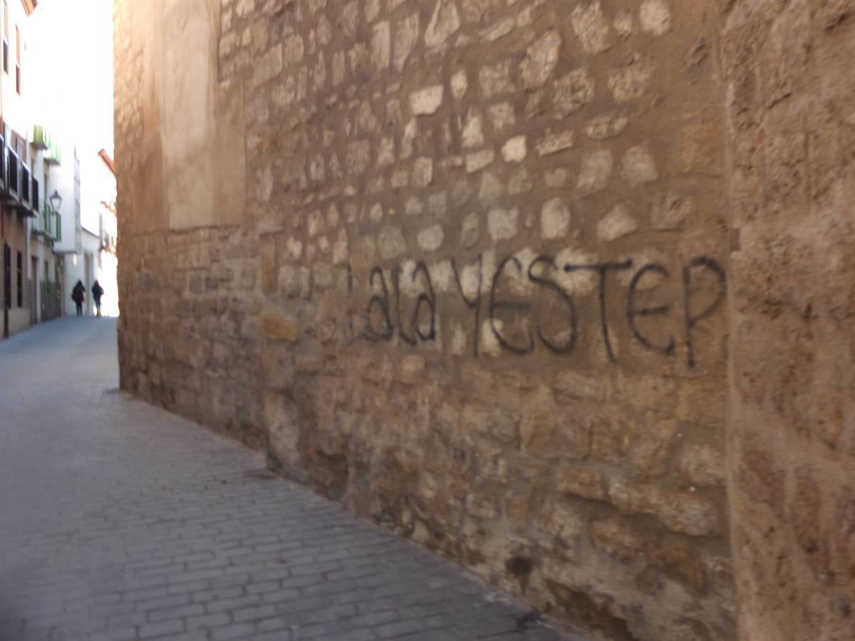 Patrimonio pintarrajeado