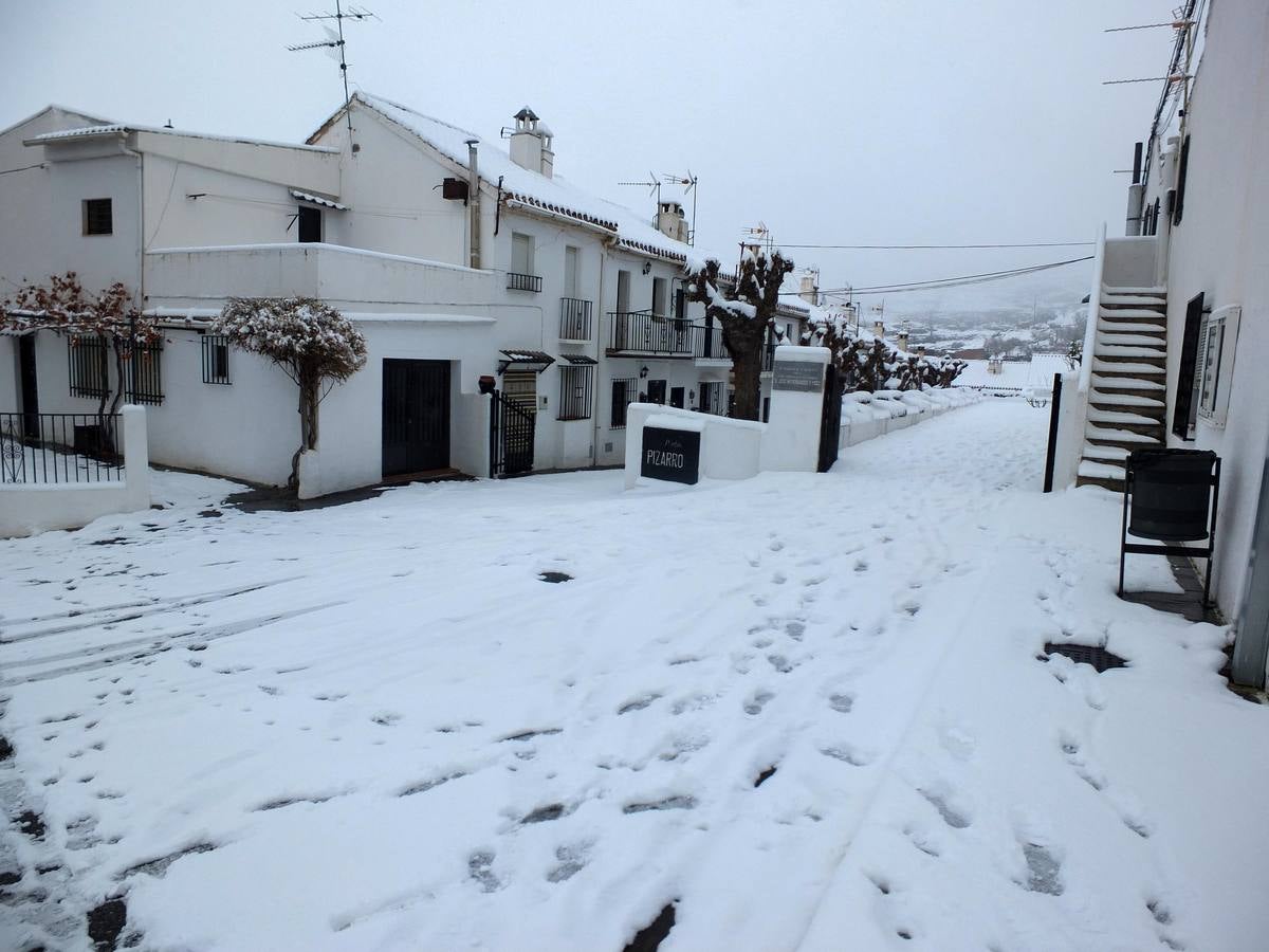 Nieve en la Comarca de Guadix