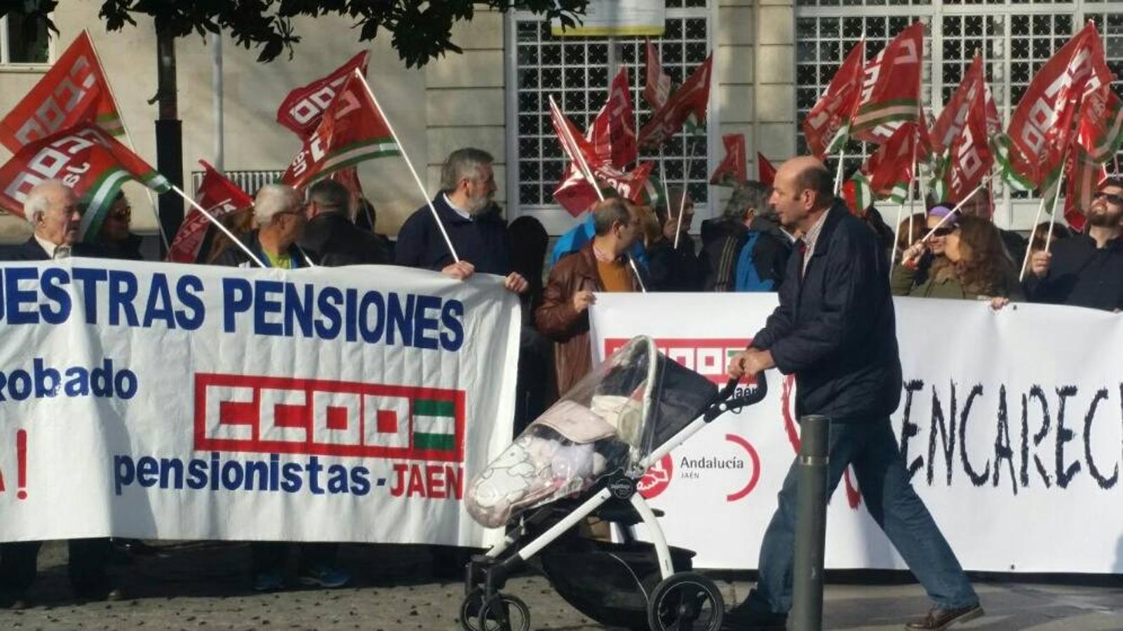 Los sindicatos salen a la calle en Jaén pidiendo medidas contra la precariedad laboral
