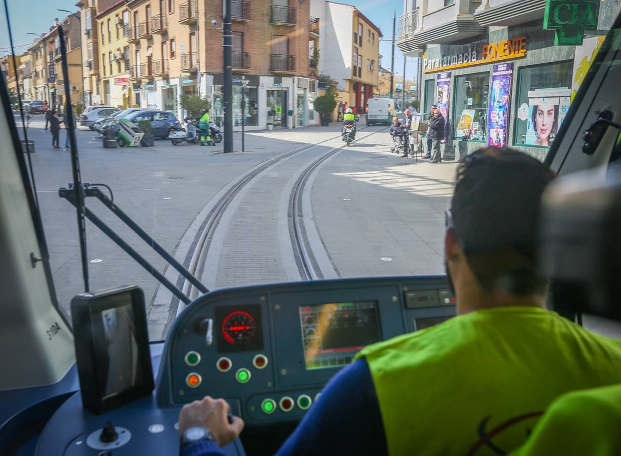 Pruebas dinámicas del metro entre Albolote y Armilla