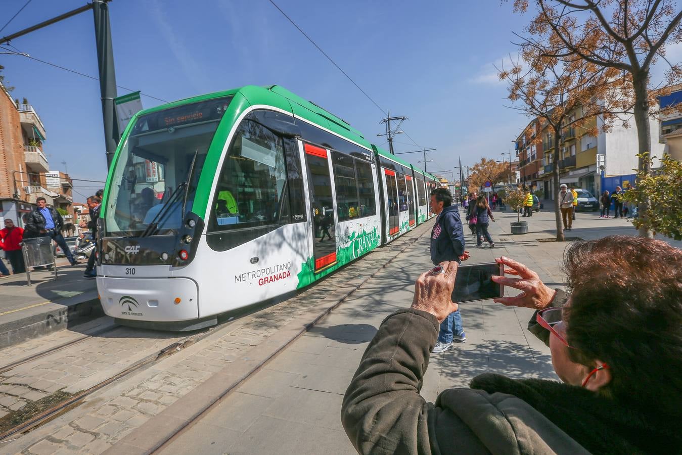 Pruebas dinámicas del metro entre Albolote y Armilla