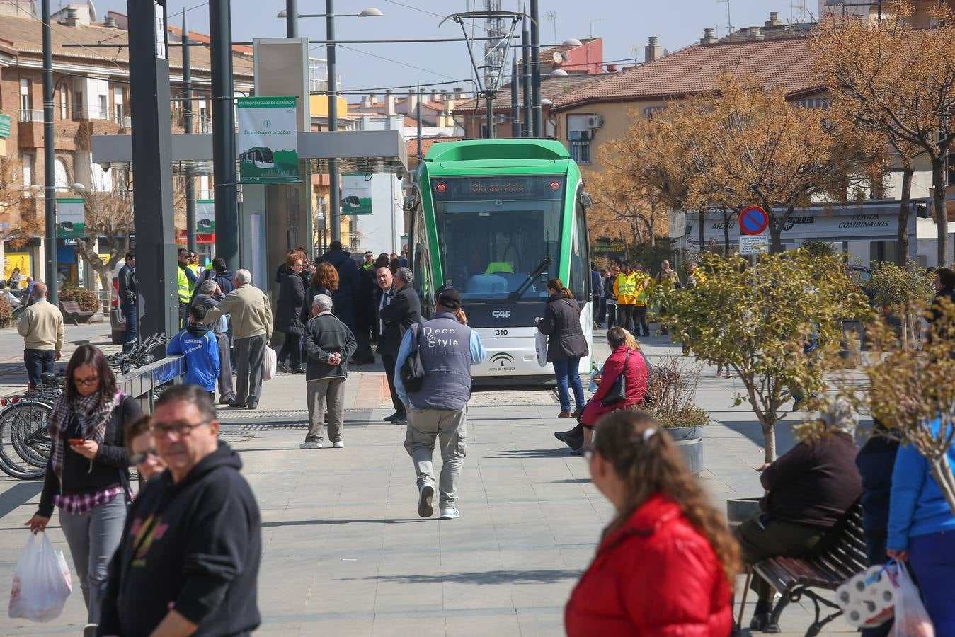 Pruebas dinámicas del metro entre Albolote y Armilla