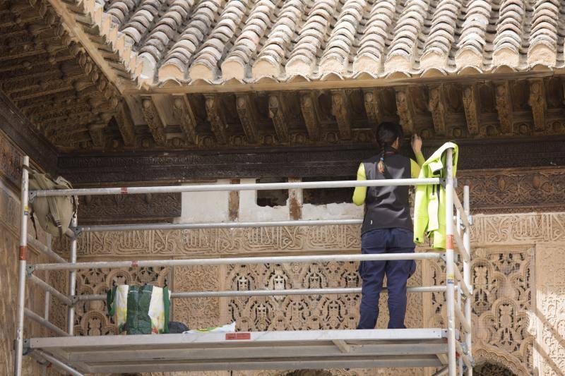 El Patio de los Leones vuelve a lucir más espectacular sin un andamio