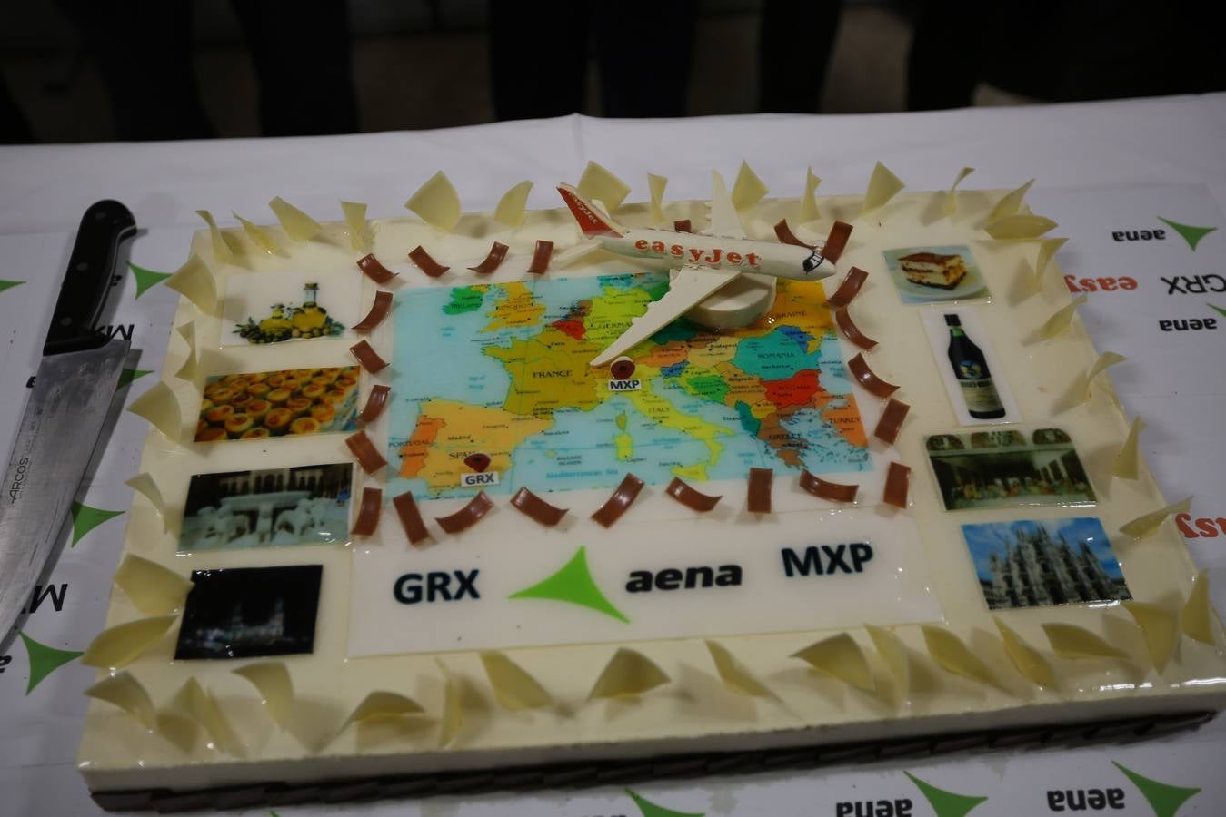 El primer vuelo desde Milán llega a Granada