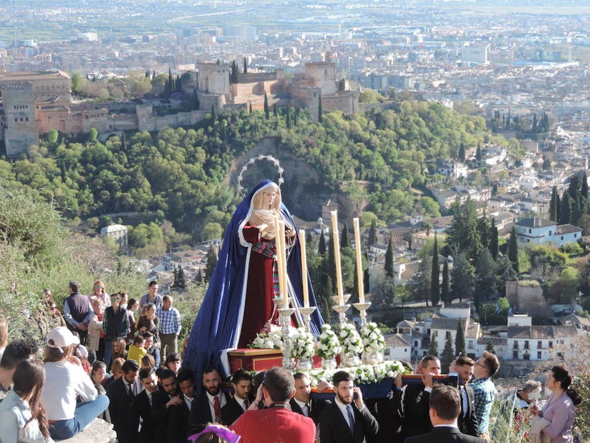 Y las calles anticiparon la Semana Santa