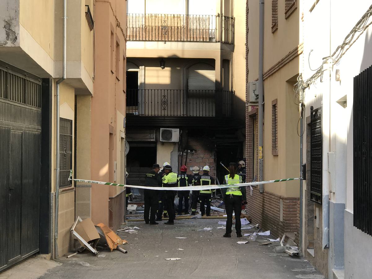 Explosión en una carnicería de Dúrcal