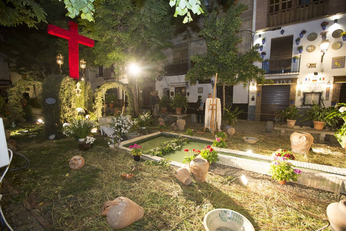 Segundo premio de calles y plazas para la asociación cultural Cruz de Mayo (Plaza Larga)