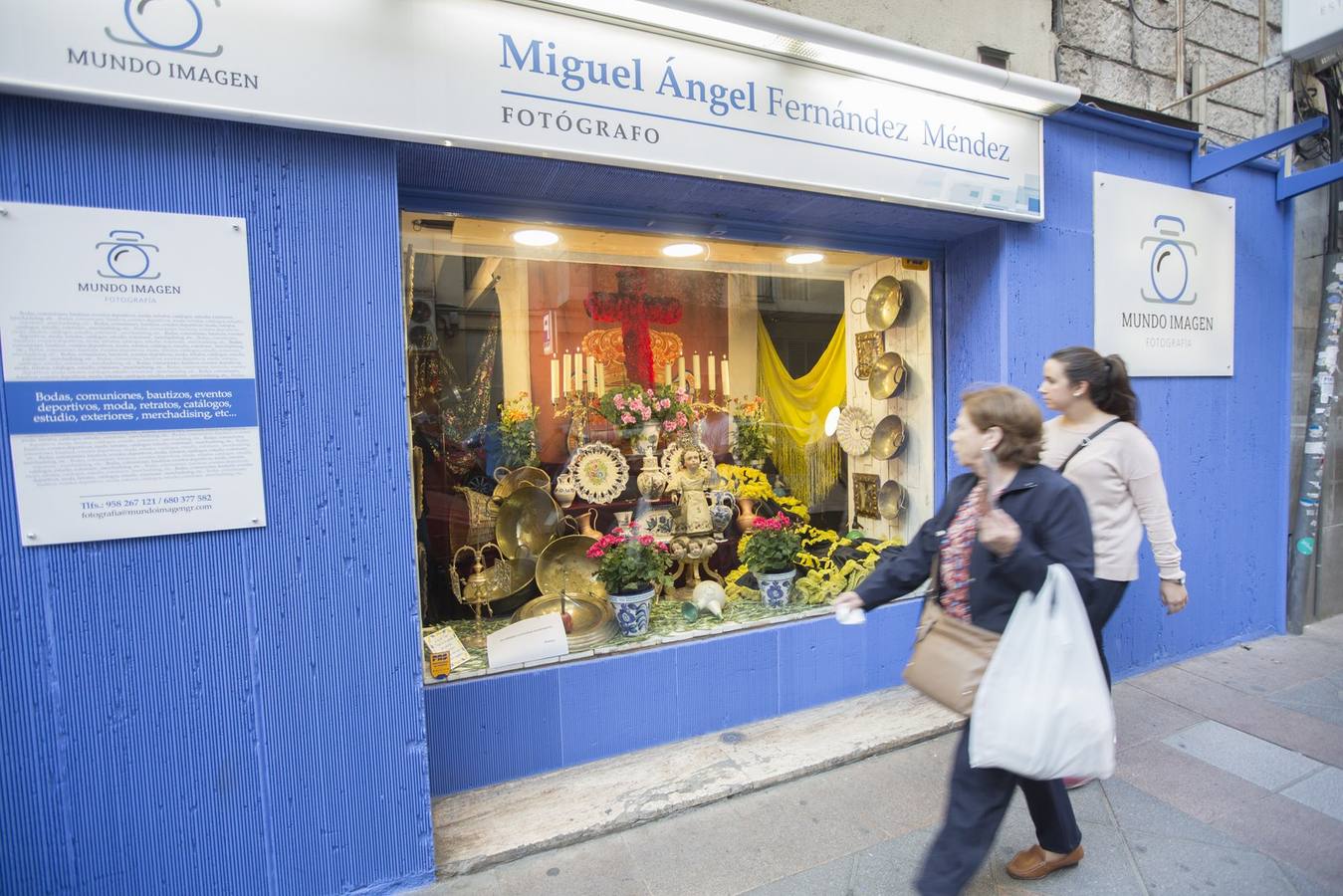 Tercer premio de escaparates para el estudio fotográfico Mundo Imagen