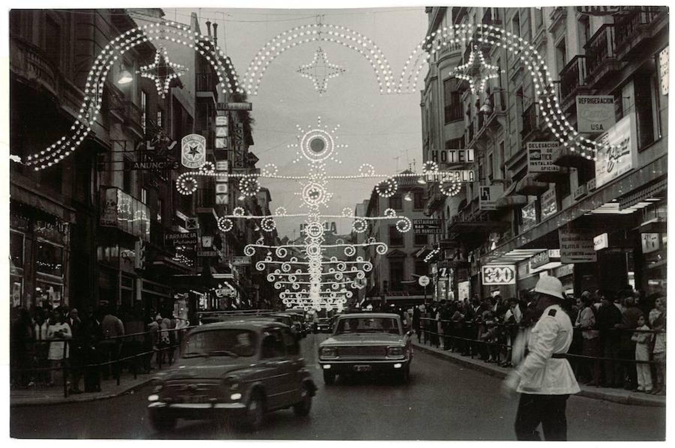 Así era la feria del Corpus en el centro de Granada