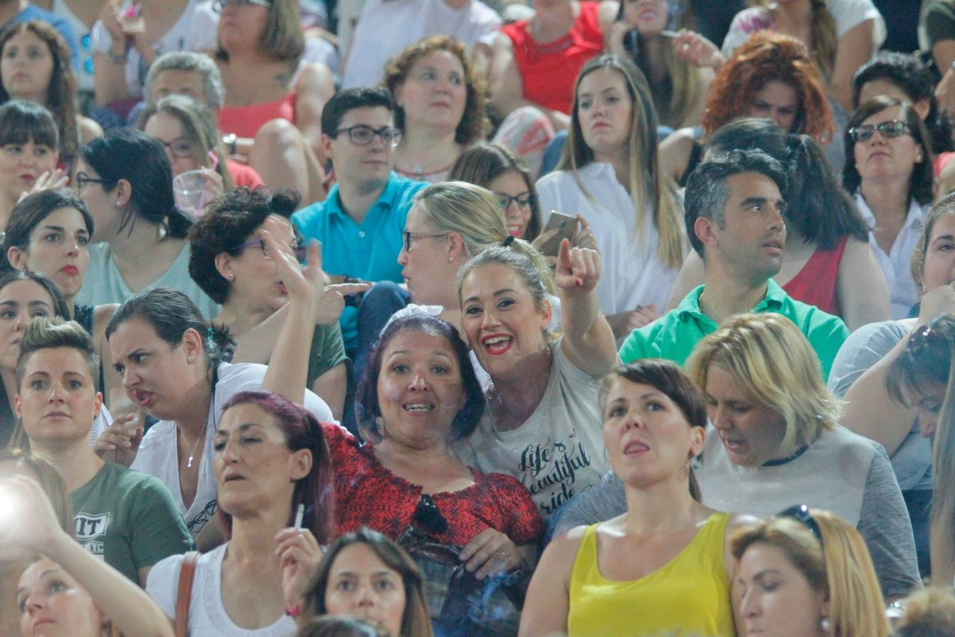 El mejor ambiente en el concierto de Ricky Martin en Granada