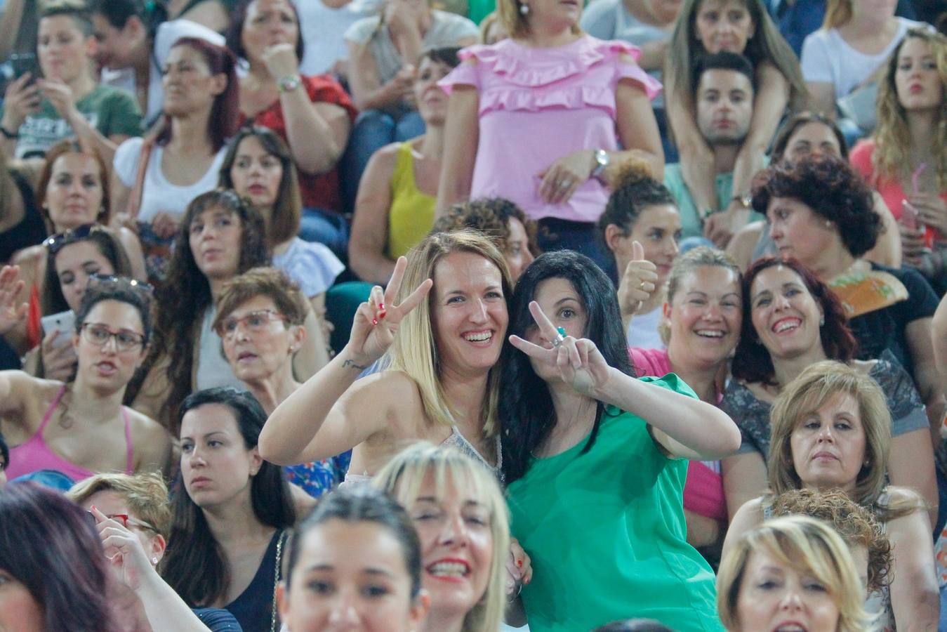 El mejor ambiente en el concierto de Ricky Martin en Granada