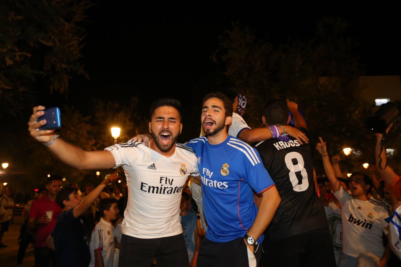 Granada celebra la victoria del Real Madrid