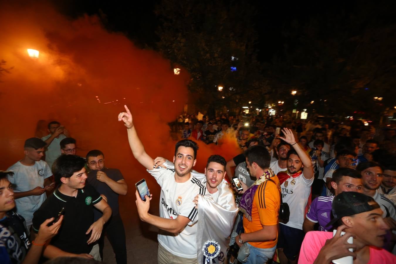 Granada celebra la victoria del Real Madrid